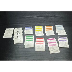 Monopoly‎ Title Deed Cards Property Railroads Utilities Replacement Lot